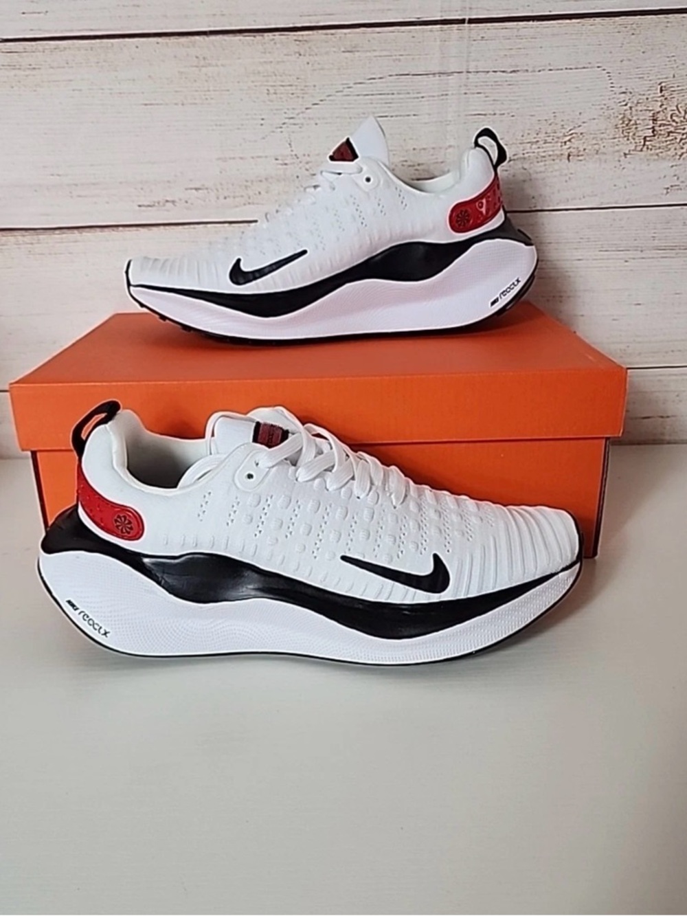 Nike ReactX Infinity Run 4 White Velvet Brown DR2665-100 Men’s 6.5 Women’s 8